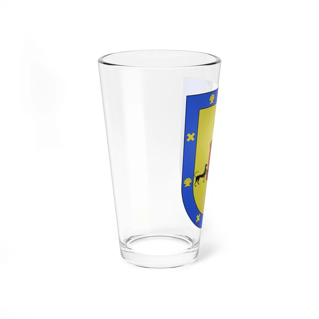 Blason Es famille Aragorry-d-Iranda Guipuscoa (Spain) (Coat of Arms) Pint Glass 16oz - Go Mug Yourself