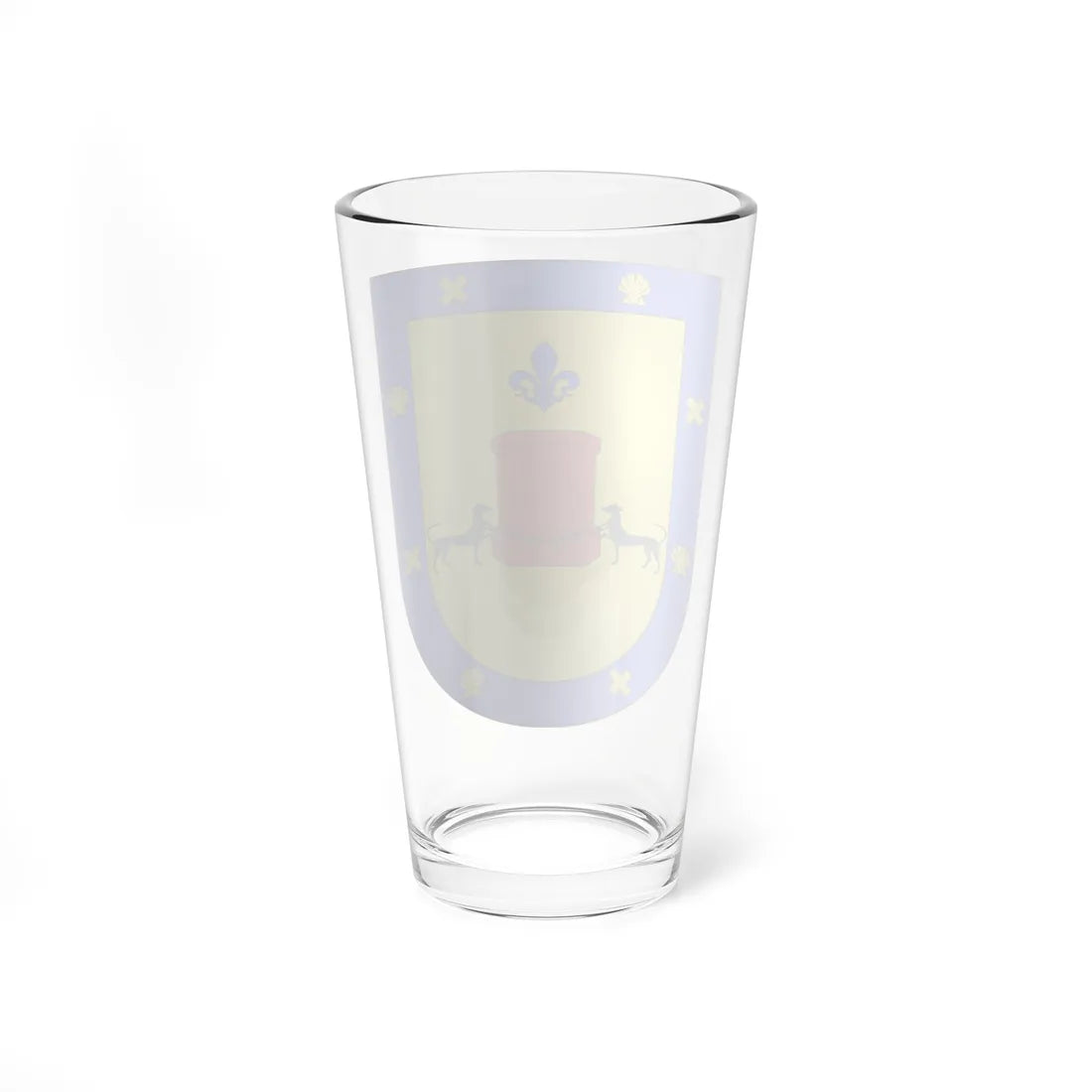 Blason Es famille Aragorry-d-Iranda Guipuscoa (Spain) (Coat of Arms) Pint Glass 16oz - Go Mug Yourself