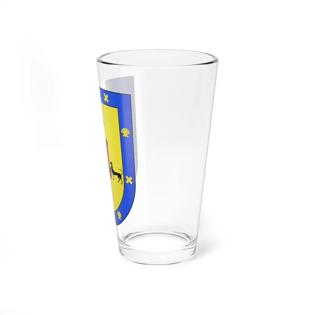 Blason Es famille Aragorry-d-Iranda Guipuscoa (Spain) (Coat of Arms) Pint Glass 16oz - Go Mug Yourself