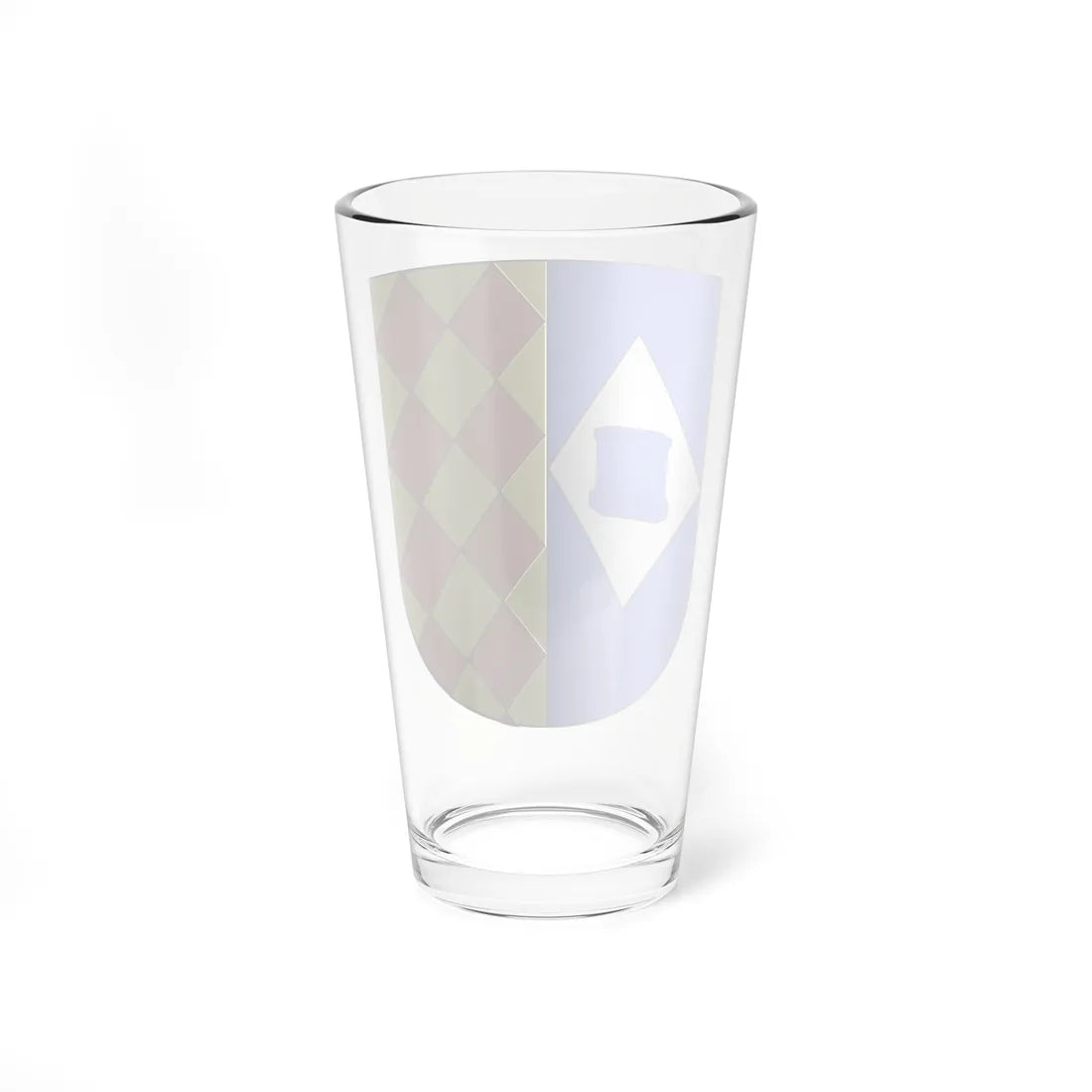 Blason Es famille Aramburu Irun (Spain) (Coat of Arms) Pint Glass 16oz - Go Mug Yourself