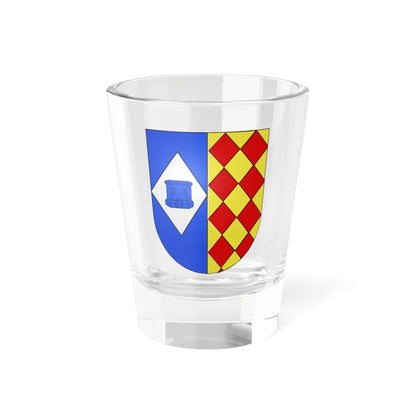 Blason Es famille Aramburu Irun (Spain) (Coat of Arms) Shot Glass 1.5oz 1.5oz - Go Mug Yourself