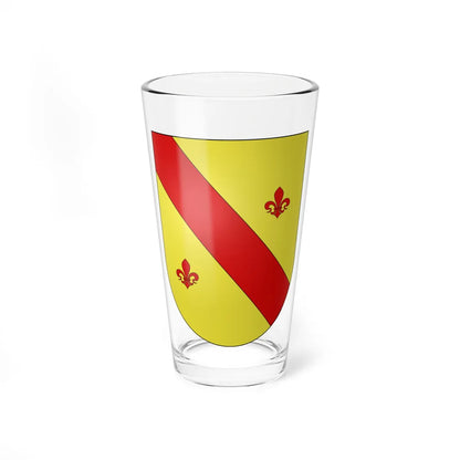 Blason Es famille Aria Navarre (Spain) (Coat of Arms) Pint Glass 16oz 16oz - Go Mug Yourself