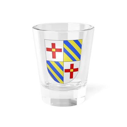 Blason Es famille Arrayoz Baztan (Spain) (Coat of Arms) Shot Glass 1.5oz 1.5oz - Go Mug Yourself