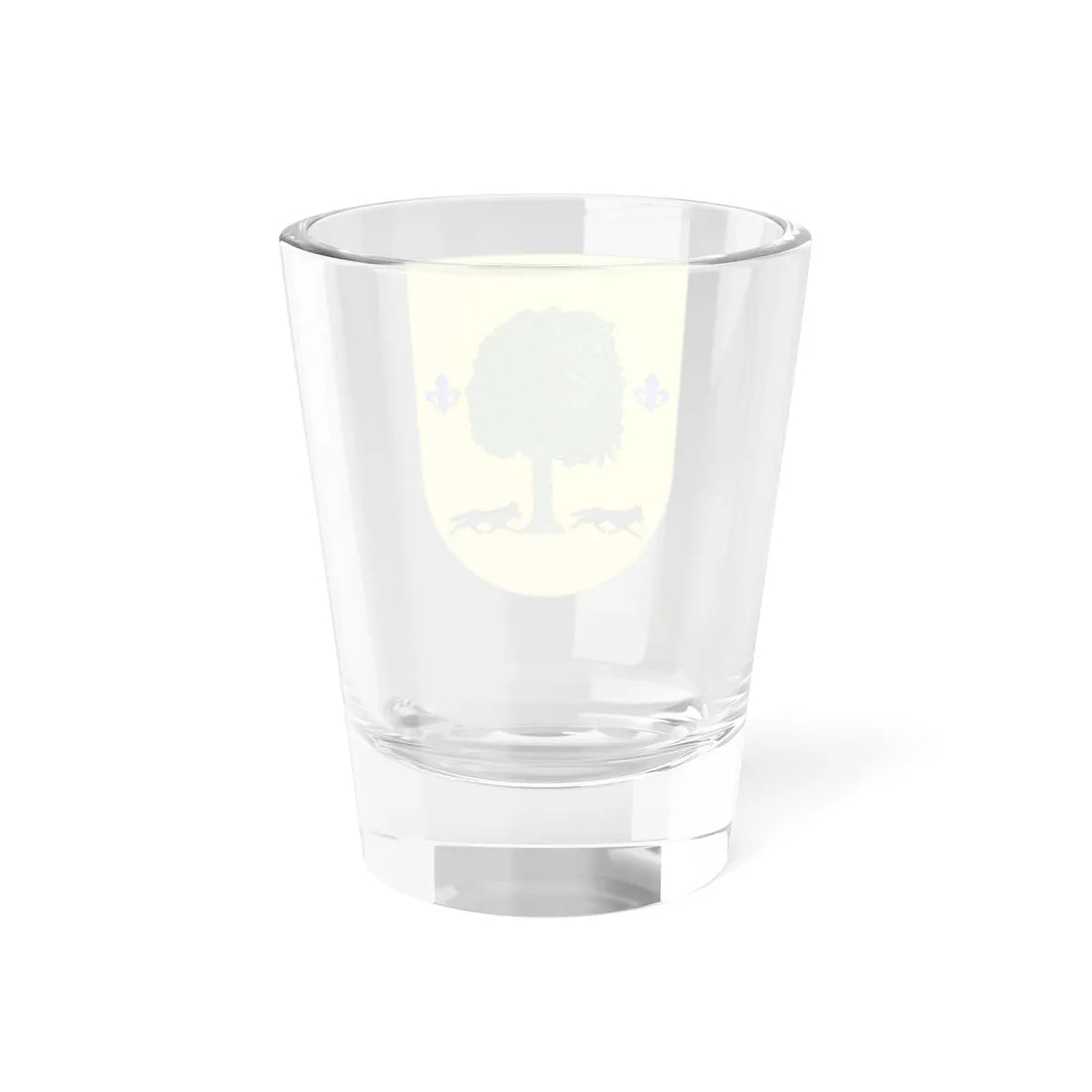 Blason Es famille Arrue Segura (Spain) (Coat of Arms) Shot Glass 1.5oz - Go Mug Yourself