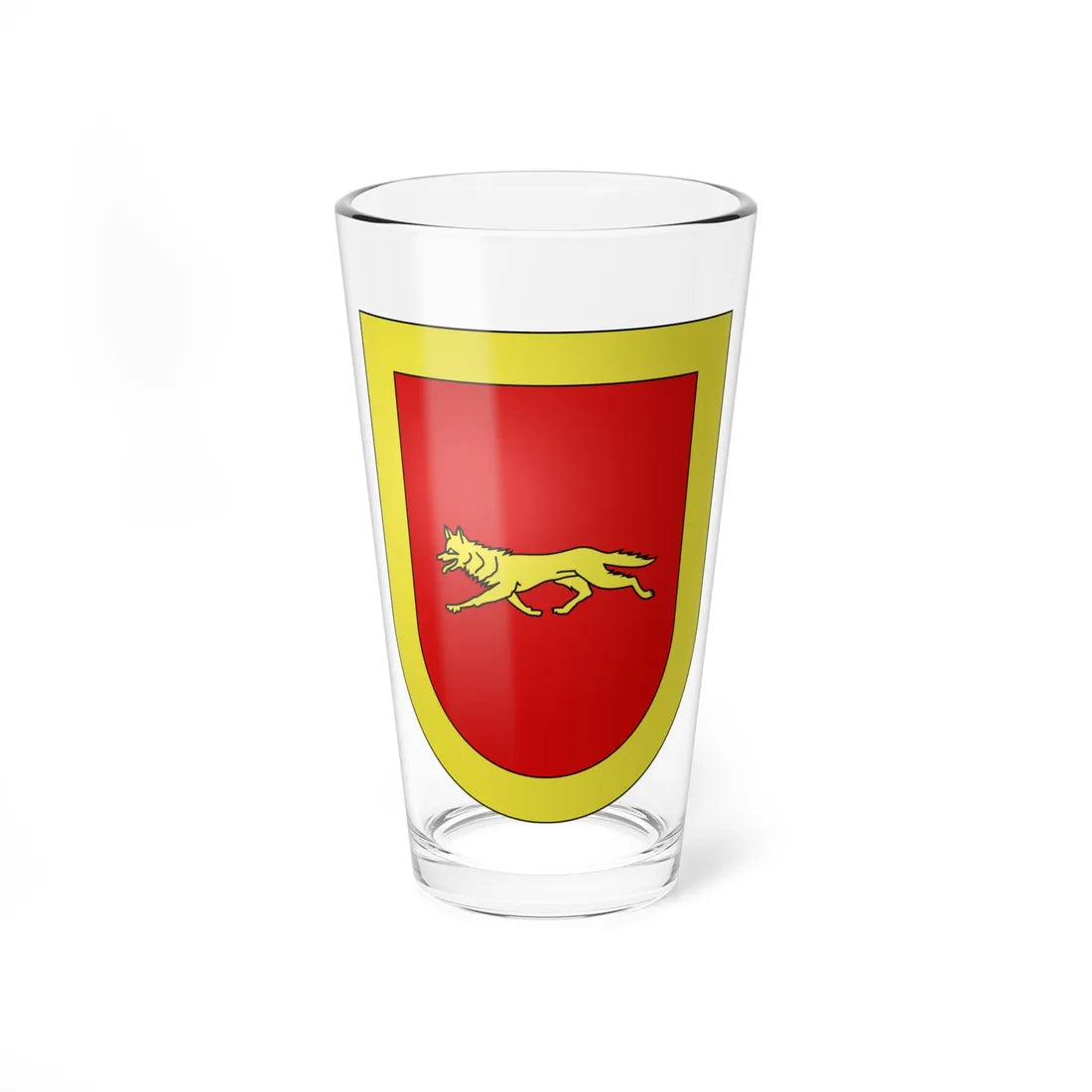 Blason Es famille Artajo Urrobi (Spain) (Coat of Arms) Pint Glass 16oz 16oz - Go Mug Yourself