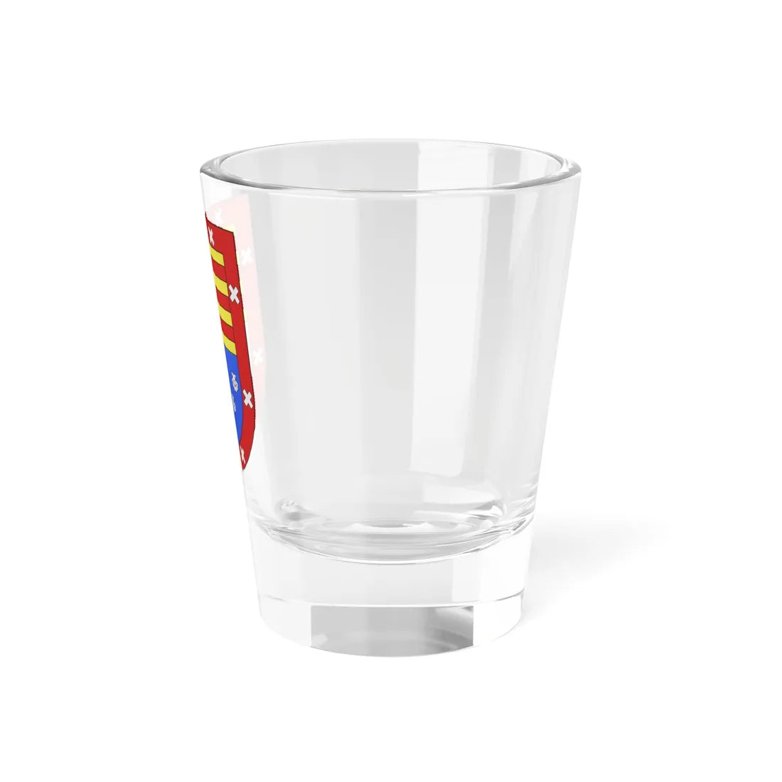 Blason Es famille Artajona Navarre (Spain) (Coat of Arms) Shot Glass 1.5oz - Go Mug Yourself