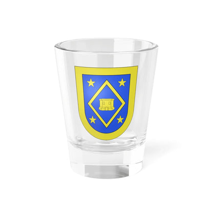 Blason Es famille Artaleku Irun (Spain) (Coat of Arms) Shot Glass 1.5oz 1.5oz - Go Mug Yourself