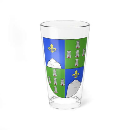 Blason Es famille Atxiaga Biscaye (Spain) (Coat of Arms) Pint Glass 16oz - Go Mug Yourself