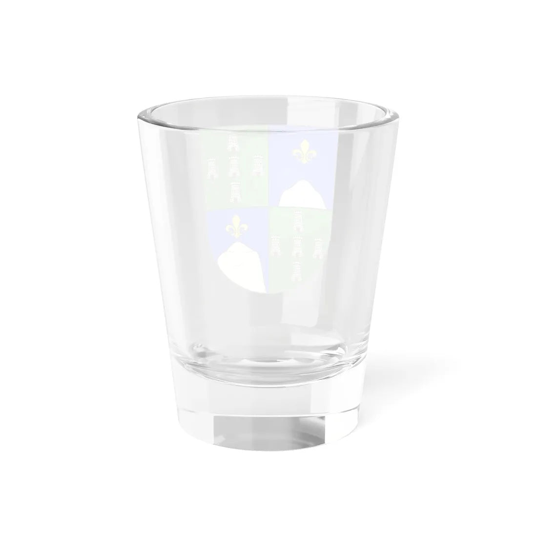 Blason Es famille Atxiaga Biscaye (Spain) (Coat of Arms) Shot Glass 1.5oz - Go Mug Yourself