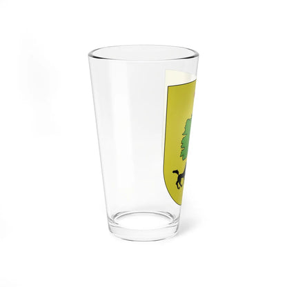 Blason Es famille Atxistegi Navarre (Spain) (Coat of Arms) Pint Glass 16oz - Go Mug Yourself