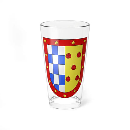 Blason Es famille Atxondo Biscaye (Spain) (Coat of Arms) Pint Glass 16oz - Go Mug Yourself