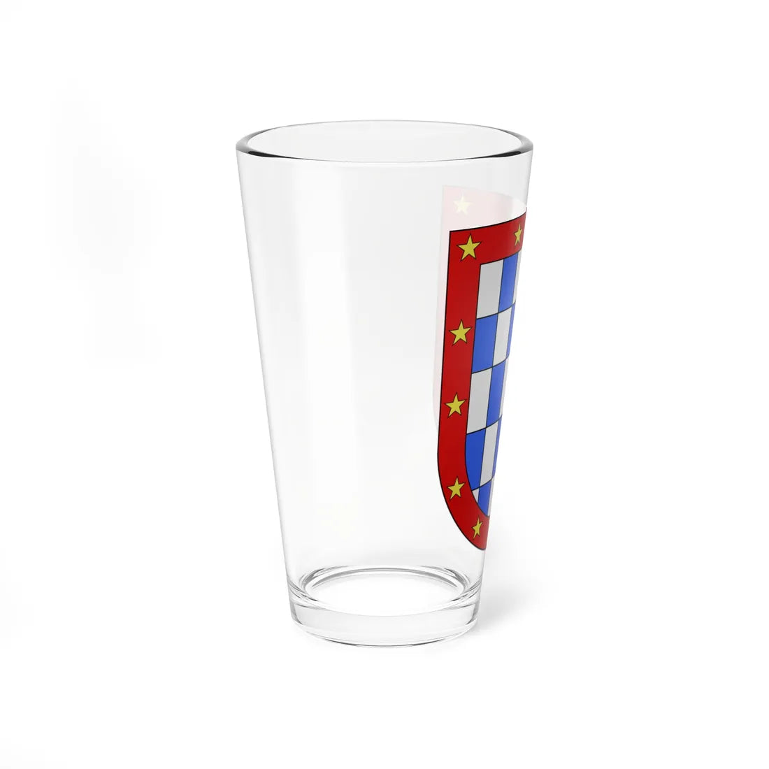 Blason Es famille Atxondo Biscaye (Spain) (Coat of Arms) Pint Glass 16oz - Go Mug Yourself