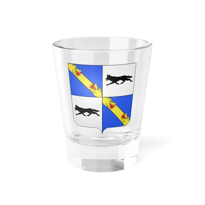 Blason Es famille Ayalde Guipuscoa (Spain) (Coat of Arms) Shot Glass 1.5oz 1.5oz - Go Mug Yourself