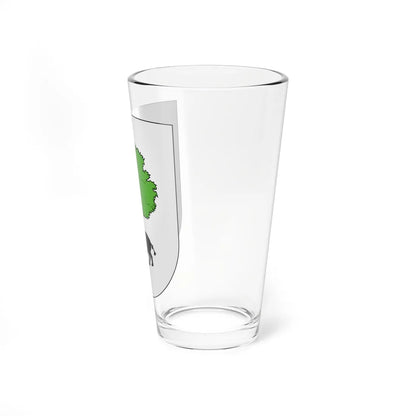 Blason Es famille Ayaldeburu Guipuscoa (Spain) (Coat of Arms) Pint Glass 16oz - Go Mug Yourself
