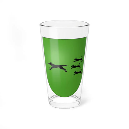 Blason Es famille Ayete Donostia (Spain) (Coat of Arms) Pint Glass 16oz - Go Mug Yourself