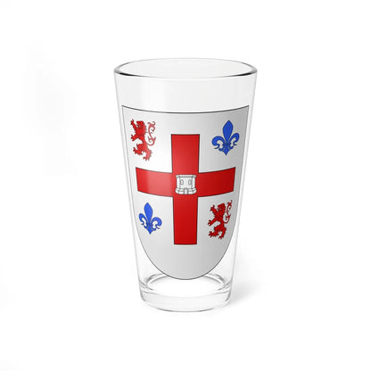 Blason Es famille Azagra Navarre (Spain) (Coat of Arms) Pint Glass 16oz 16oz - Go Mug Yourself
