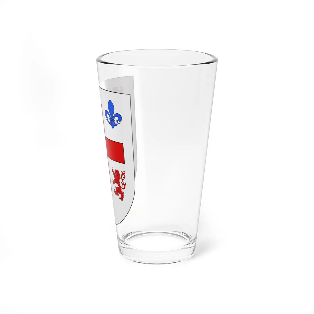 Blason Es famille Azagra Navarre (Spain) (Coat of Arms) Pint Glass 16oz - Go Mug Yourself