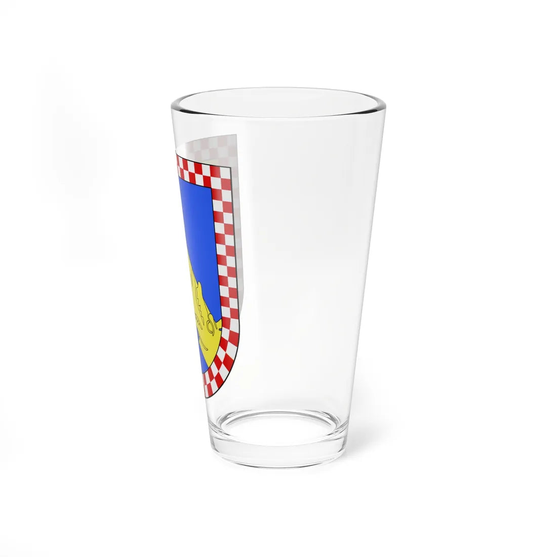 Blason Es famille Azcue Fontarrabie (Spain) (Coat of Arms) Pint Glass 16oz - Go Mug Yourself