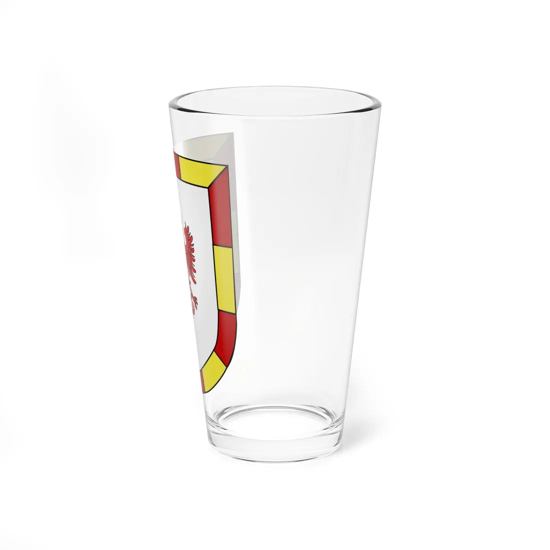 Blason Es famille Azielz Navarre (Spain) (Coat of Arms) Pint Glass 16oz - Go Mug Yourself