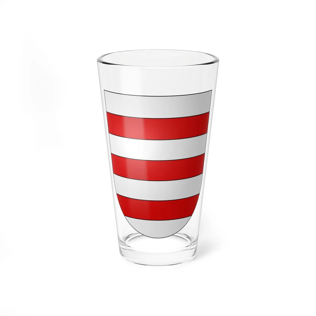 Blason Es famille Azoz Navarre (Spain) (Coat of Arms) Pint Glass 16oz 16oz - Go Mug Yourself