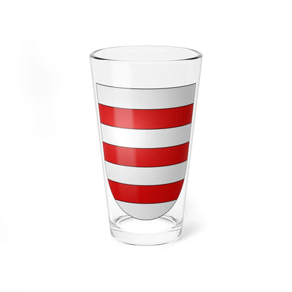 Blason Es famille Azoz Navarre (Spain) (Coat of Arms) Pint Glass 16oz 16oz - Go Mug Yourself