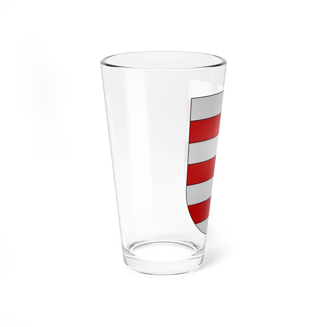 Blason Es famille Azoz Navarre (Spain) (Coat of Arms) Pint Glass 16oz - Go Mug Yourself