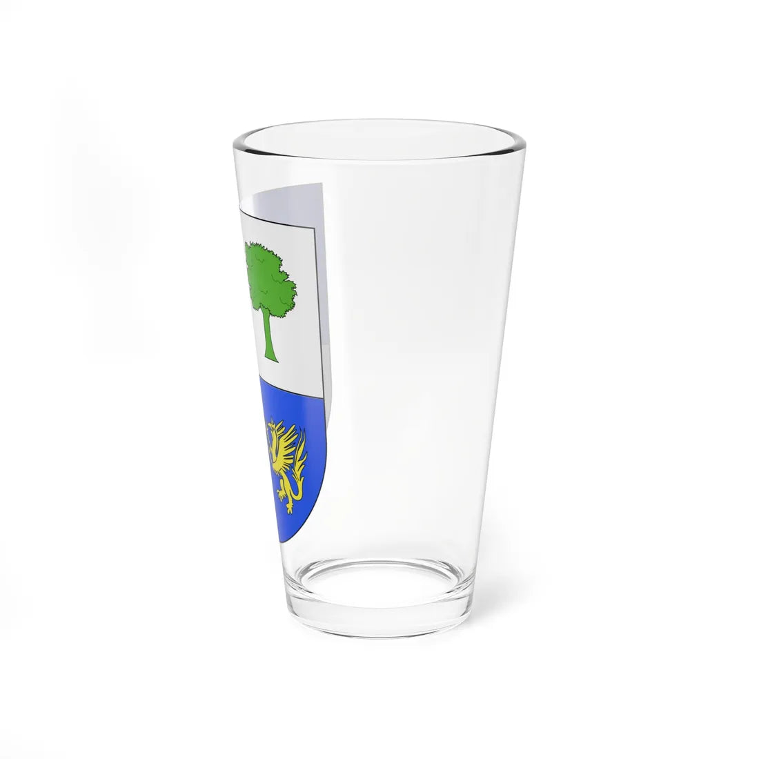 Blason Es famille Azpilcueta Baztan (Spain) (Coat of Arms) Pint Glass 16oz - Go Mug Yourself