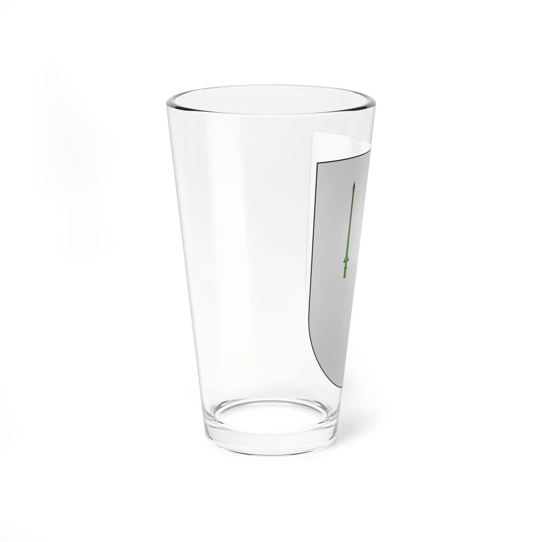 Blason Es famille Azurmendi Guipuscoa (Spain) (Coat of Arms) Pint Glass 16oz - Go Mug Yourself