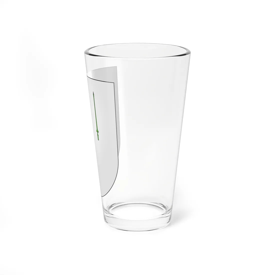 Blason Es famille Azurmendi Guipuscoa (Spain) (Coat of Arms) Pint Glass 16oz - Go Mug Yourself