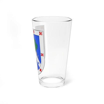 Blason Es famille Barandiaran Guipuscoa (Spain) (Coat of Arms) Pint Glass 16oz - Go Mug Yourself