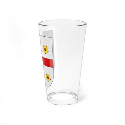 Blason Es famille Baron Cinco Villas (Spain) (Coat of Arms) Pint Glass 16oz - Go Mug Yourself