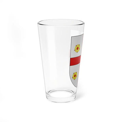 Blason Es famille Baron Cinco Villas (Spain) (Coat of Arms) Pint Glass 16oz - Go Mug Yourself