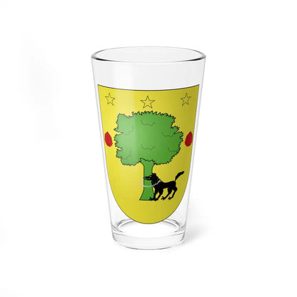 Blason Es famille Barturen Biscaye (Spain) (Coat of Arms) Pint Glass 16oz 16oz - Go Mug Yourself