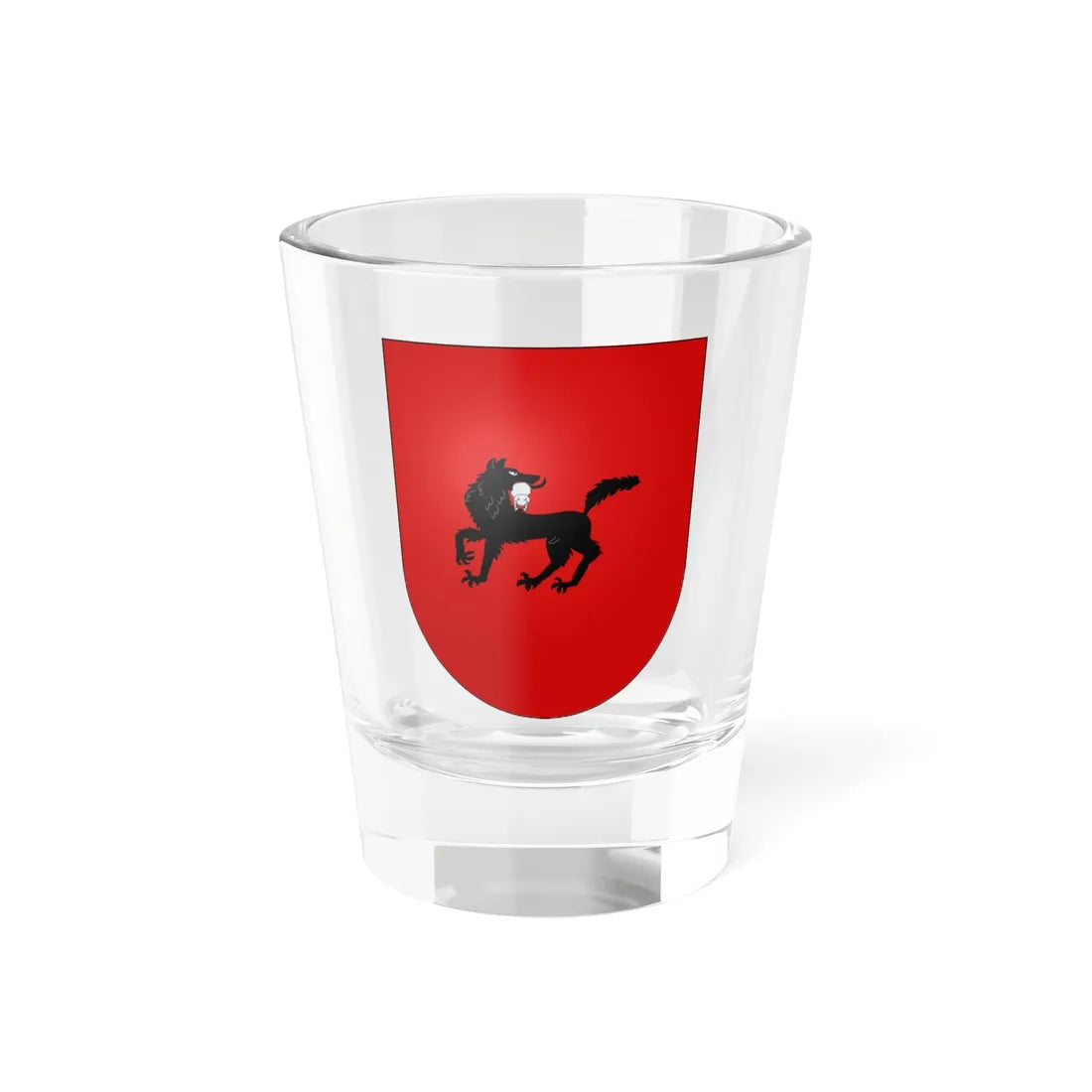 Blason Es famille Basarte Salazar (Spain) (Coat of Arms) Shot Glass 1.5oz 1.5oz - Go Mug Yourself