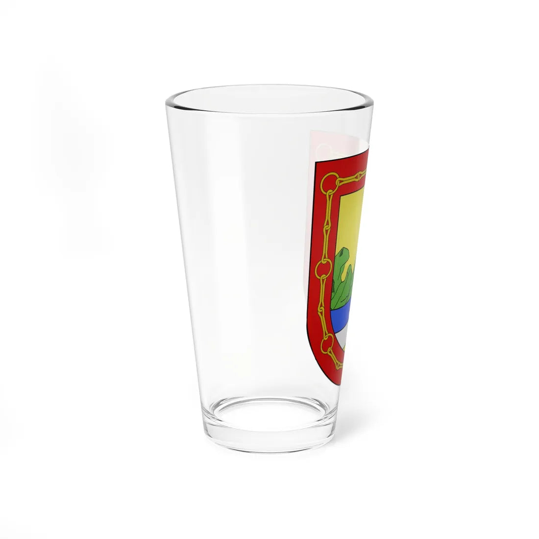 Blason Es famille Basauri Guipuscoa (Spain) (Coat of Arms) Pint Glass 16oz - Go Mug Yourself