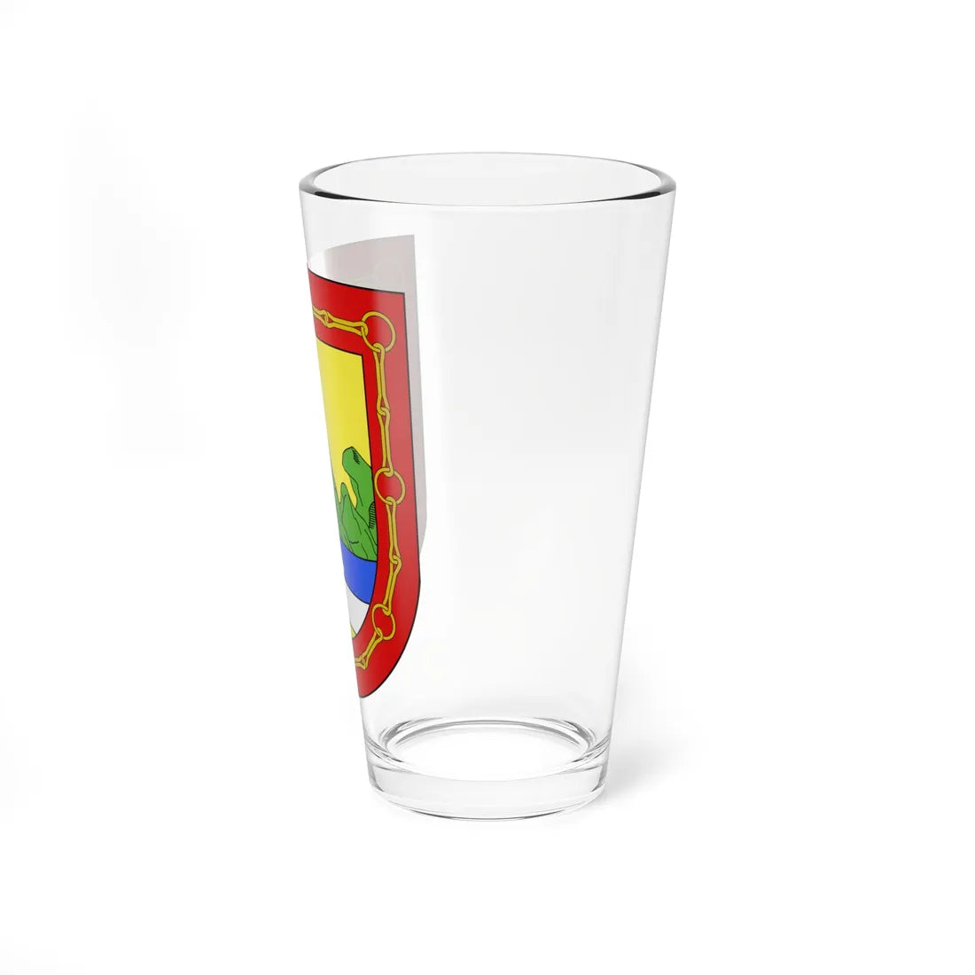 Blason Es famille Basauri Guipuscoa (Spain) (Coat of Arms) Pint Glass 16oz - Go Mug Yourself
