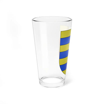 Blason Es famille Baset Navarre (Spain) (Coat of Arms) Pint Glass 16oz - Go Mug Yourself
