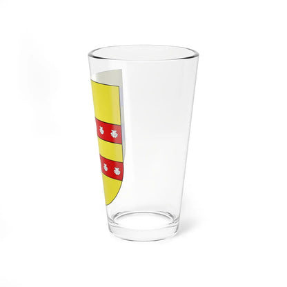 Blason Es famille Baset Navarre (Spain) (Coat of Arms) Pint Glass 16oz - Go Mug Yourself