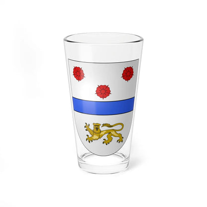 Blason Es famille Baylle Navarre (Spain) (Coat of Arms) Pint Glass 16oz 16oz - Go Mug Yourself