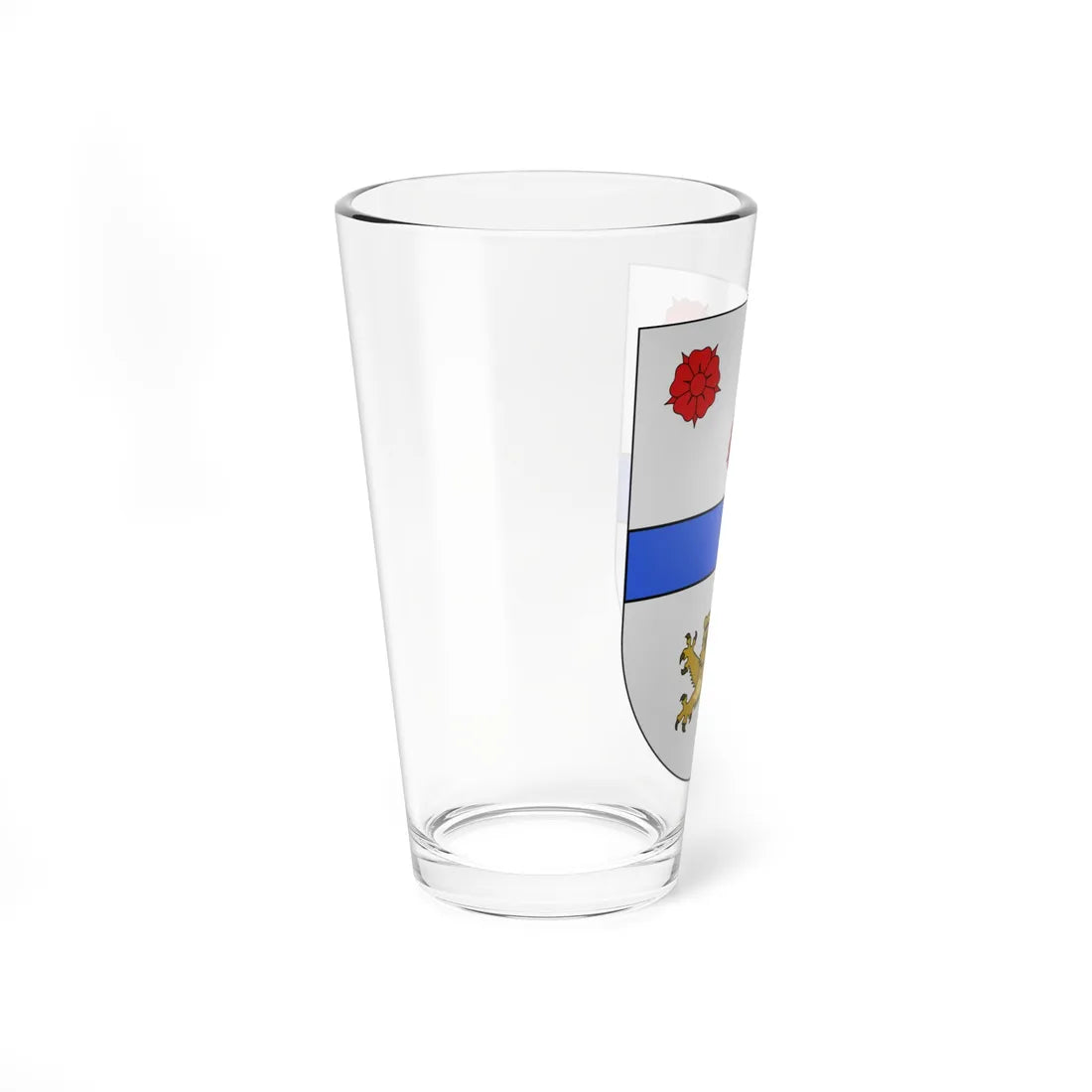 Blason Es famille Baylle Navarre (Spain) (Coat of Arms) Pint Glass 16oz - Go Mug Yourself