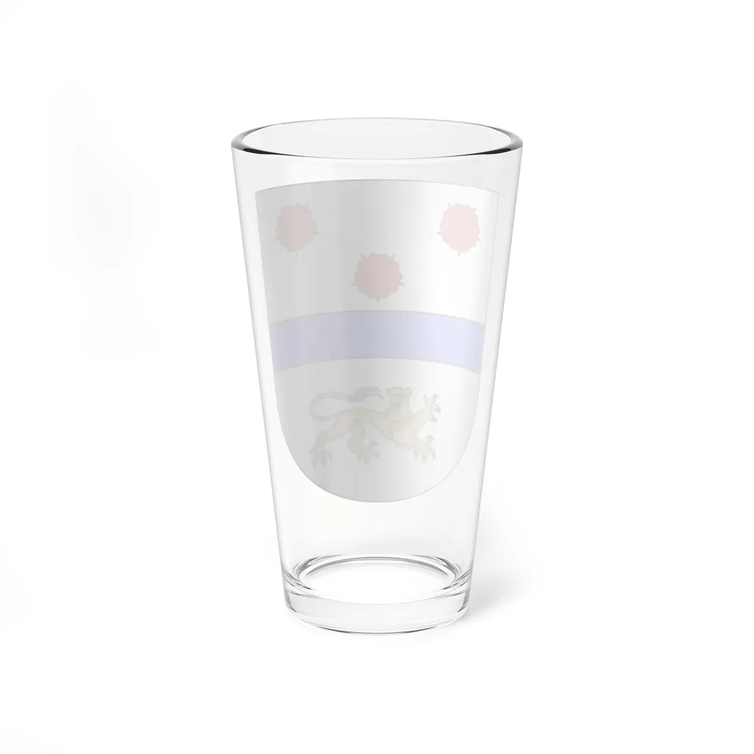 Blason Es famille Baylle Navarre (Spain) (Coat of Arms) Pint Glass 16oz - Go Mug Yourself