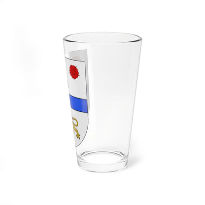 Blason Es famille Baylle Navarre (Spain) (Coat of Arms) Pint Glass 16oz - Go Mug Yourself