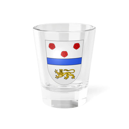 Blason Es famille Baylle Navarre (Spain) (Coat of Arms) Shot Glass 1.5oz 1.5oz - Go Mug Yourself