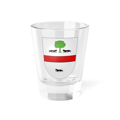 Blason Es famille Bayona Navarre (Spain) (Coat of Arms) Shot Glass 1.5oz 1.5oz - Go Mug Yourself