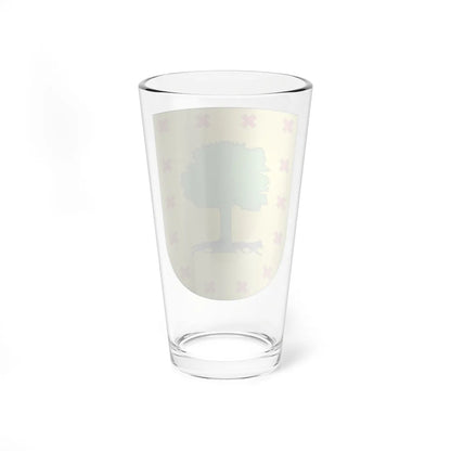 Blason Es famille Beasoain Navarre (Spain) (Coat of Arms) Pint Glass 16oz - Go Mug Yourself