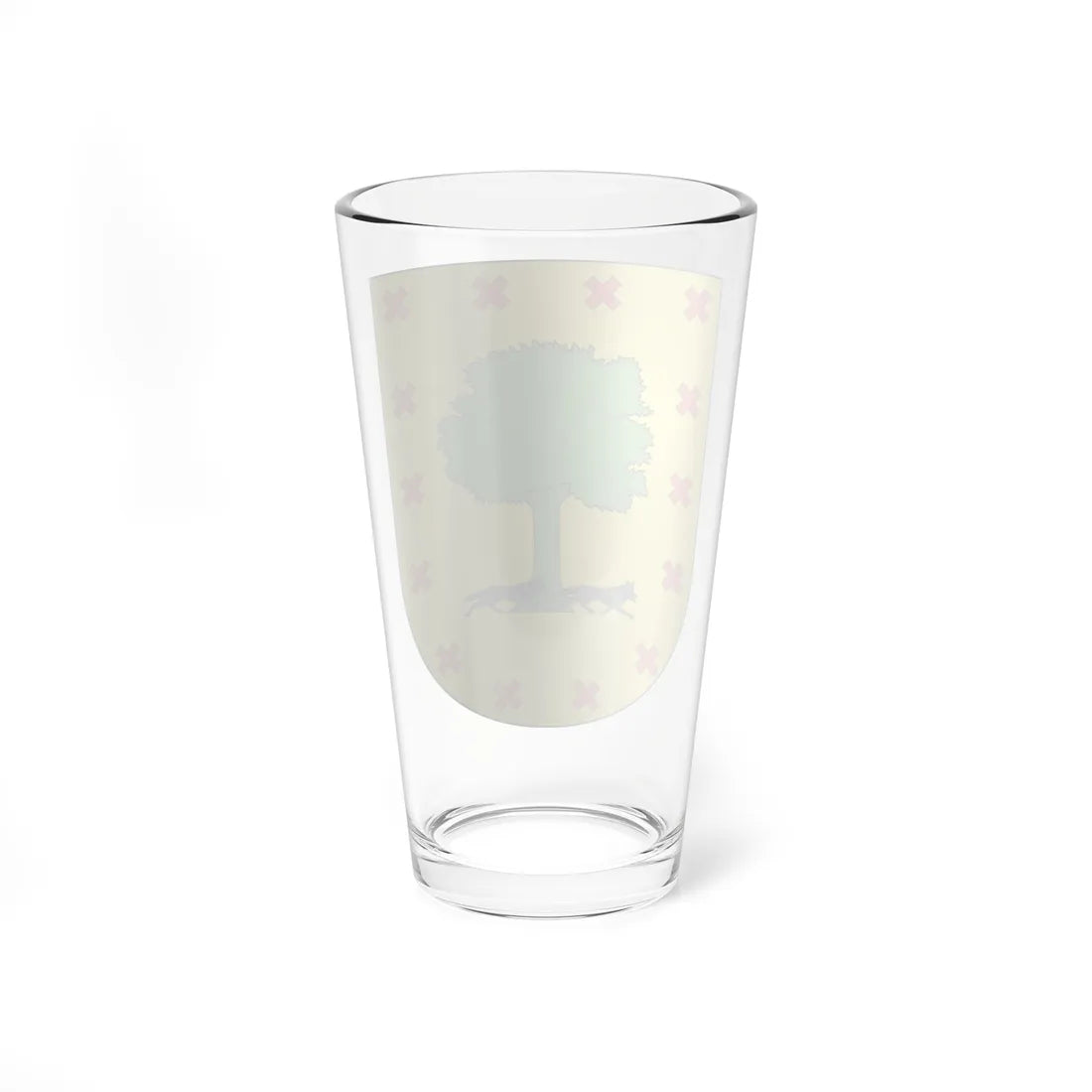 Blason Es famille Beasoain Navarre (Spain) (Coat of Arms) Pint Glass 16oz - Go Mug Yourself