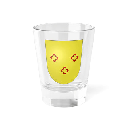 Blason Es famille Belzunegi Navarre (Spain) (Coat of Arms) Shot Glass 1.5oz 1.5oz - Go Mug Yourself