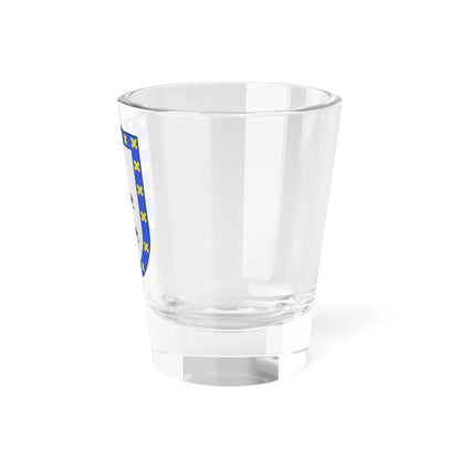 Blason Es famille Beruete Navarre (Spain) (Coat of Arms) Shot Glass 1.5oz - Go Mug Yourself