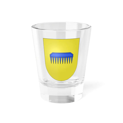 Blason Es famille Beunzalarrea Navarre (Spain) (Coat of Arms) Shot Glass 1.5oz 1.5oz - Go Mug Yourself