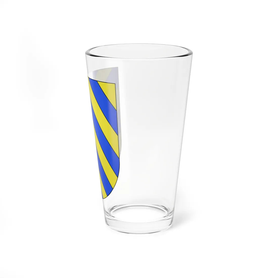 Blason Es famille Bizcarret Navarre (Spain) (Coat of Arms) Pint Glass 16oz - Go Mug Yourself